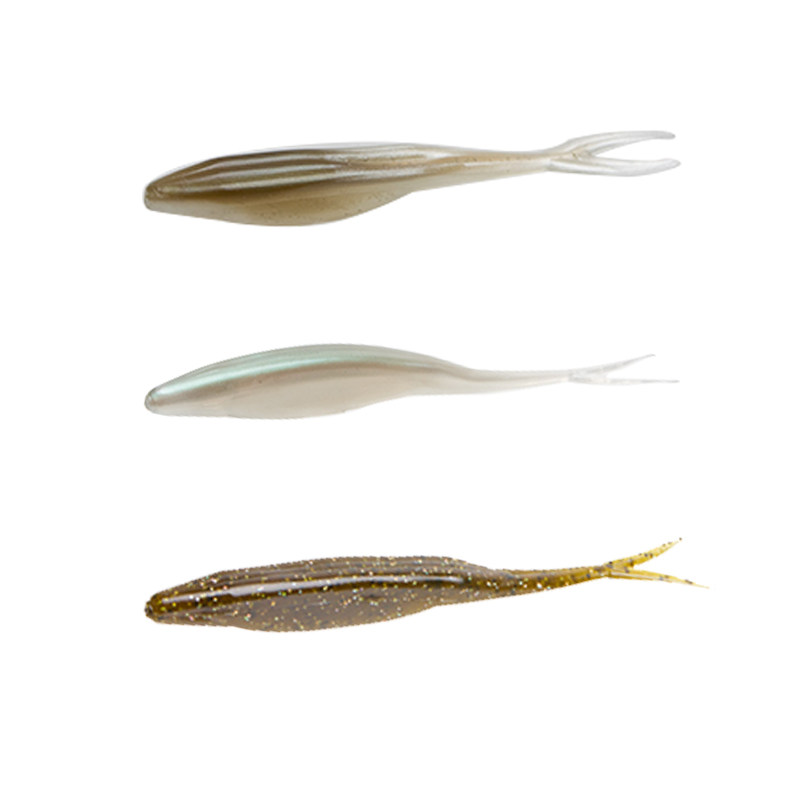 鱼型软饵 5寸叉尾 美国Zoom软饵 SUPER FLUKE 路亚假饵 拖尾