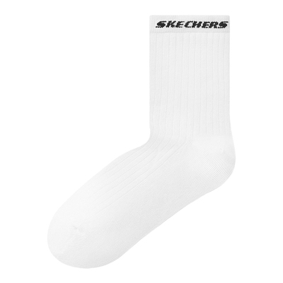 Skechers斯凯奇秋冬季男子中筒袜舒适透气休闲袜子 L125M090/0019