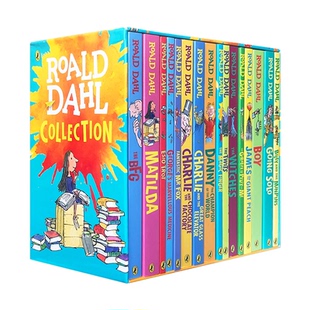 Roald Dahl 罗尔德达尔15册英文原版小说 Fantastic Mr Fox 了不起的狐狸爸爸 The BFG 圆梦巨人 Matilda 马蒂尔达 The Witches