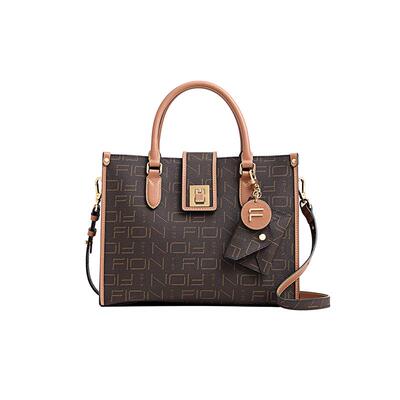 fion/菲安妮多口袋老花托特包