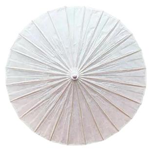 纯白色复古油纸伞传统手工制作防雨防晒经久耐用桐油伞古典装饰伞