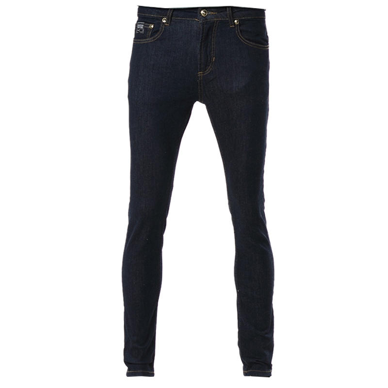 Versace/范思哲VJ 男士潮牌弹力紧身长裤牛仔裤 75GAB5D0 CDW02