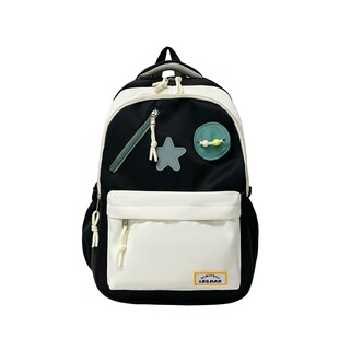 高颜值学生书包女百搭初中高中生大容量双肩包女大学生电脑背包女