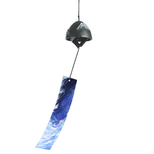 伊朵羽日式礼物南部和风铸铁祈福音韵清澈金属风铃挂饰复古吊饰品