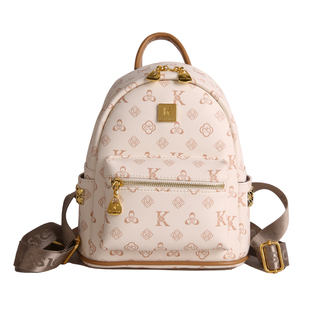 高级感旅游休闲双肩包女士2025新款时尚潮流大容量背包通勤小包包