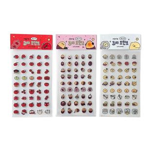 Secondmorning韩国代购 柠檬透明手机贴纸DIY手帐装饰素材贴ins风