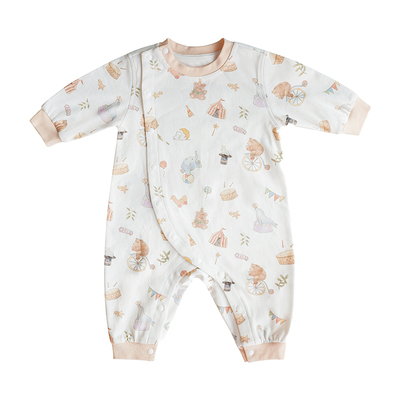 MonBouton秋季婴儿衣服长绒棉