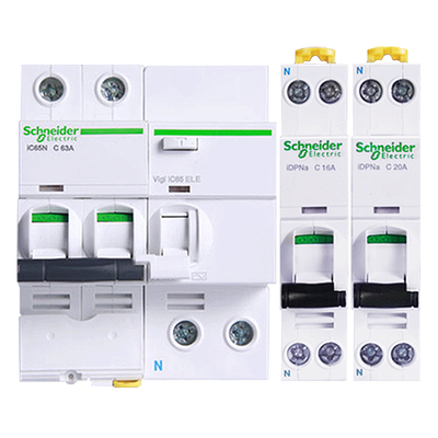 施耐德D型断路器可选带漏保空开