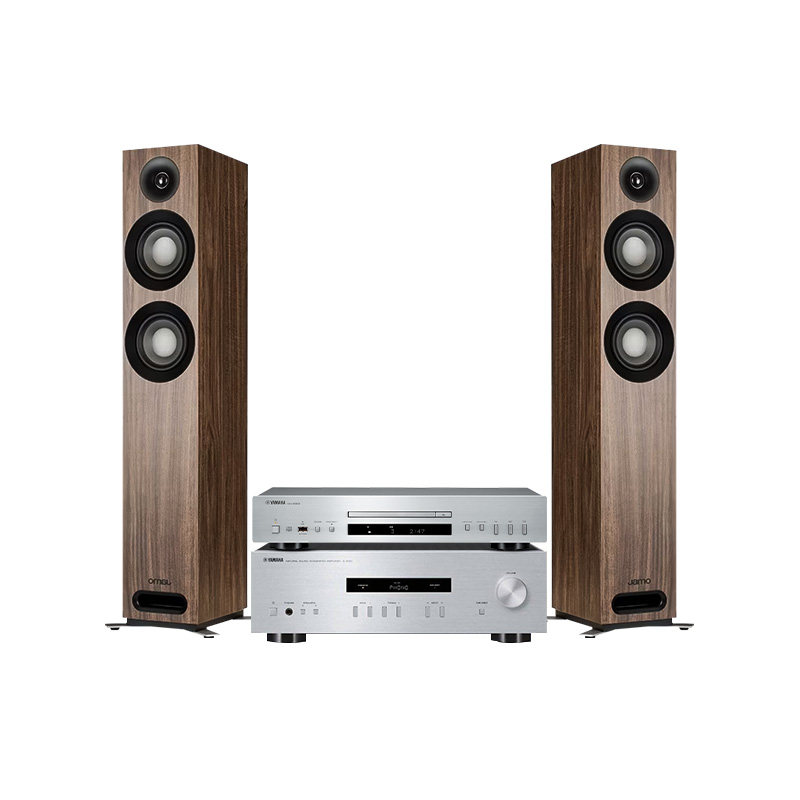 JAMO尊宝S807 双5寸低音发烧高保真hifi落地三分频CD音箱音响组合
