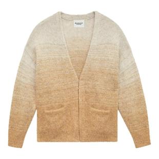 MARANT ETOILE DANEA慵懒渐变色羊驼毛针织开衫女