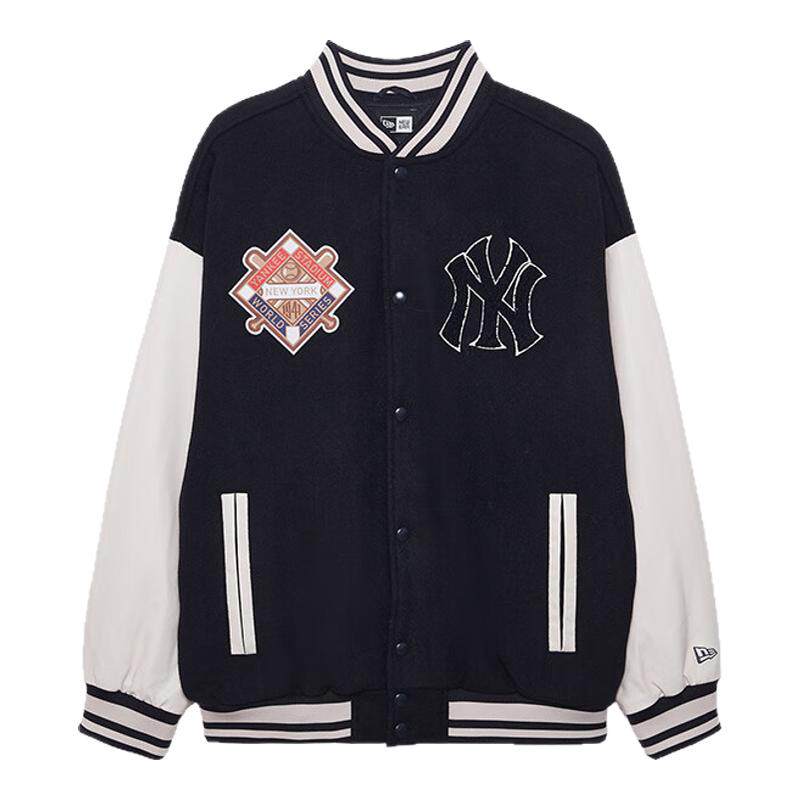 纽亦华男女字母棒球服运动外套