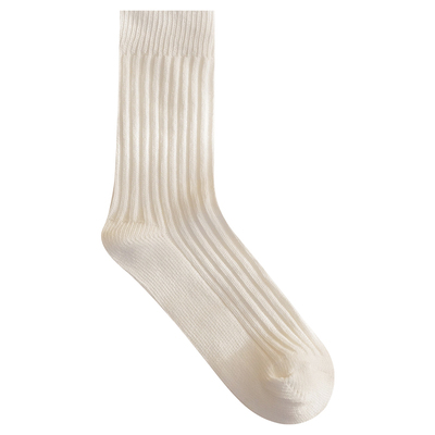 Himade男女粗线针织堆堆中筒袜子