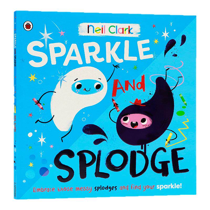 相反的东西 英文原版绘本 Sparkle and Splodge 儿童行为规范图画书 向他人学习的重要性 亲子读物进口童书3-8岁