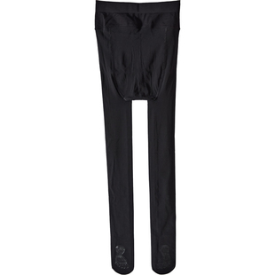 SK新品脚底点胶微压显瘦钢丝面膜耐磨耐穿连裤袜踩脚黑色打底裤袜