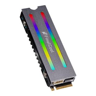 冰魂RGB散热马甲 M.2 2280NVMe固态硬盘SSD双面散热片ARGB散热器