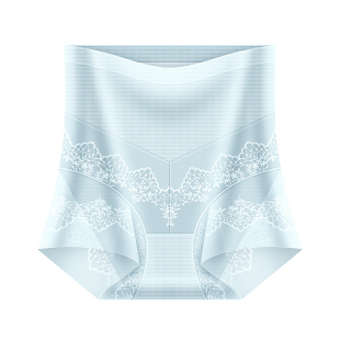 冰丝无痕高腰内裤女超薄款收腹大码蕾丝夏季透气三角短裤2026新款