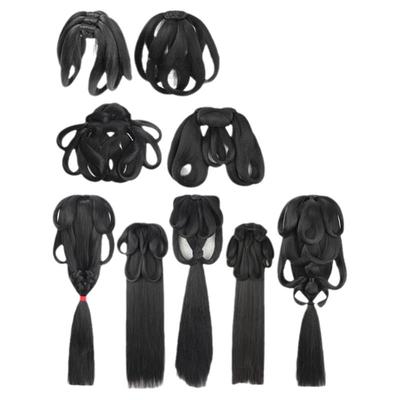 古风后压发髻盘发风古装战国发包