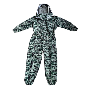 防蜂衣全套防护服连体蜂衣蜜蜂服加厚透气型抓蜜蜂取蜜养蜂工具