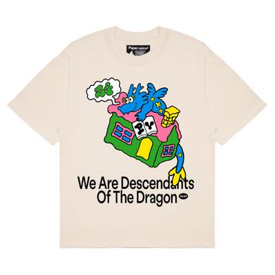 短袖美式复古圆领上衣Papervoice