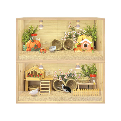 芦丁鸡饲养箱专用笼子小鸡育雏保温箱恒温造景小屋家用卢丁鸡养箱