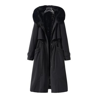 M2新款2025水貂皮毛一体皮草大衣