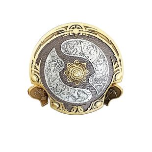 DOTA2手办刀塔2周边TI14本子不朽盾冠军盾金属支架饰品SF至宝摆件