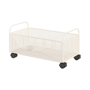 书本收纳箱初中生高中教室桌下大容量可移动带轮子书籍储物箱家用