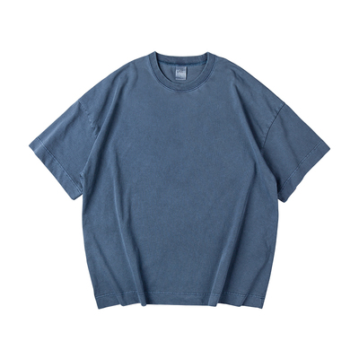 IDLT染色落肩宽松多色短袖T恤