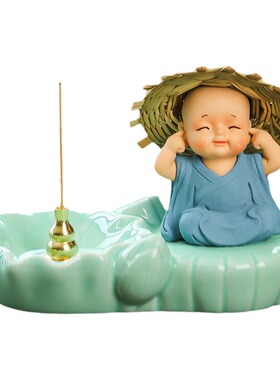 YOSPEED禅意小和尚家居桌面摆件