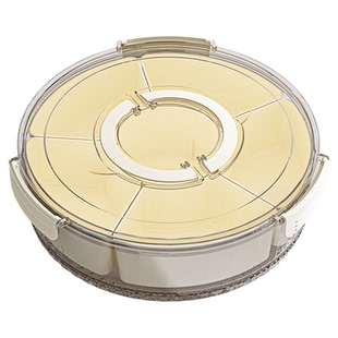 户外旋转多格式厨房调料盒香料收纳盒防潮密封杂粮果盘零食干果盘