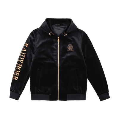 【丝绒】Raidy Boer/雷迪波尔男装刺绣双头鹰连帽夹克外套3059-70