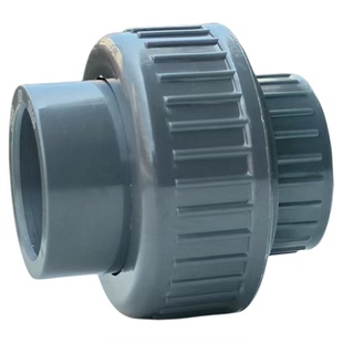 UPVC活接 由令接头工业上下水管直接对接器管子直通配件4分CPVC头