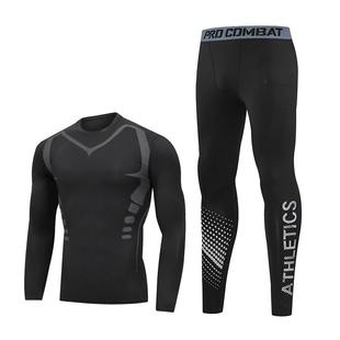 滑雪速干衣女排汗保暖内衣紧身运动服加绒跑步套装户外登山秋冬季