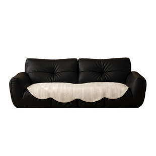 沙发垫ins奶油风异形固定防滑四季通用条纹沙发盖布巾加厚坐垫子