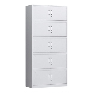 办公室文件柜通体五节铁皮柜储物资料柜钢制带锁凭证柜财务档案柜