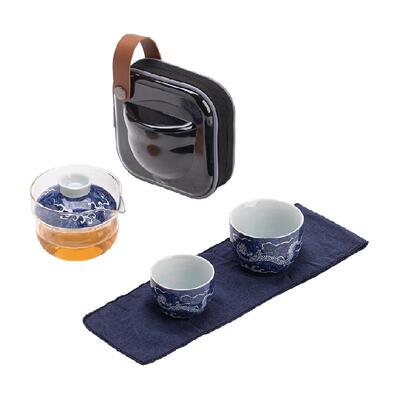 苏氏陶瓷国潮青花祥龙旅行包