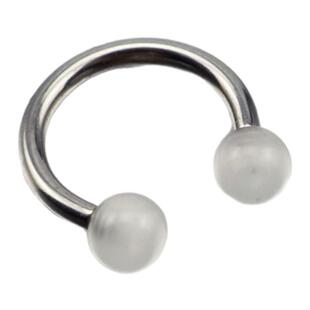 Shinma 夜光发光亚克力糖果色钛钢唇环鼻中隔耳环欧美穿刺饰品