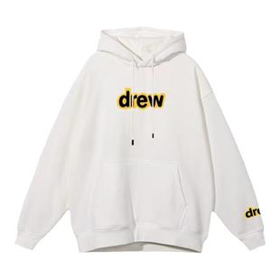 Drew House笑脸贾斯丁比伯连帽卫衣经典款潮牌情侣春秋加绒卫衣