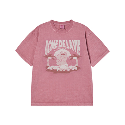 【OPANCHU USAGI】ADLV韩国潮牌2025夏季新款内裤兔联名短袖T恤女