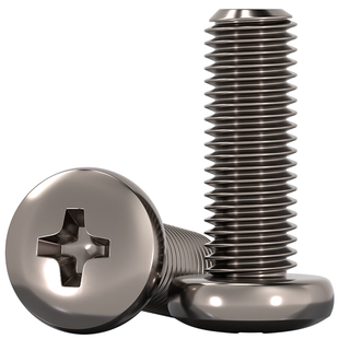 国标TA2纯钛圆头十字螺丝钛合金盘头螺钉螺栓 M2M2.5M3M4M5M6M8mm