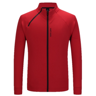 HART MARX哈特马克斯男士立领开衫2025年秋隐形拉链卫衣外套男