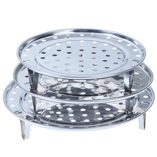 蒸笼不锈钢家用隔水蒸片迷小蒸菜架蒸馒头的篦子万能蒸屉蒸盘蒸架