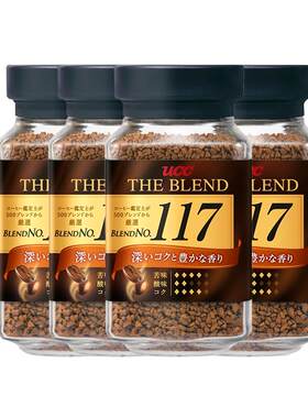 UCC117冻干黑咖啡粉0蔗糖4瓶