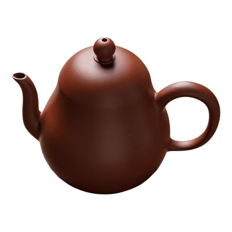 植述紫砂壶静梨壶手工原矿新中式复古茶壶功夫茶具泡茶壶高档单壶
