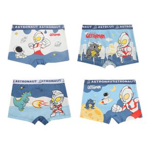 儿童内裤男童纯棉平角四角全棉男孩一两三五六七八九岁不夹PP短裤