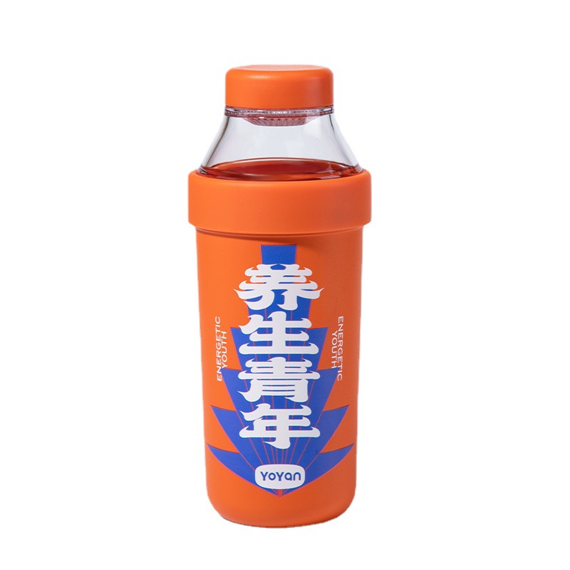 YOYAN| HEALTHY HUMAN养生青年茶水分离杯便携随行杯 400ml