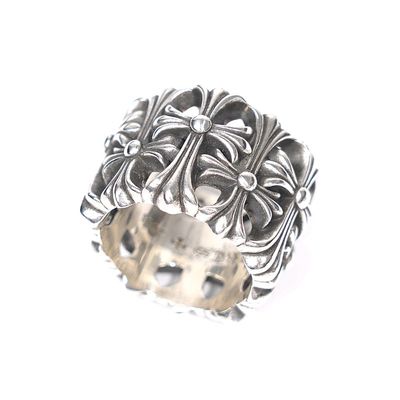 davidstudio925纯银十字架指环