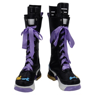 原神韩国meag联动散兵流浪者cosplay鞋cos鞋来图定做动漫演出鞋