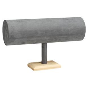 竹木头箍展示架绒布发箍架子头绳发卡陈列首饰收纳架饰品架子