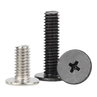 固万基铁黑色CM薄头螺丝大平头十字螺钉扁平头螺栓M1M2M3M4M5M6